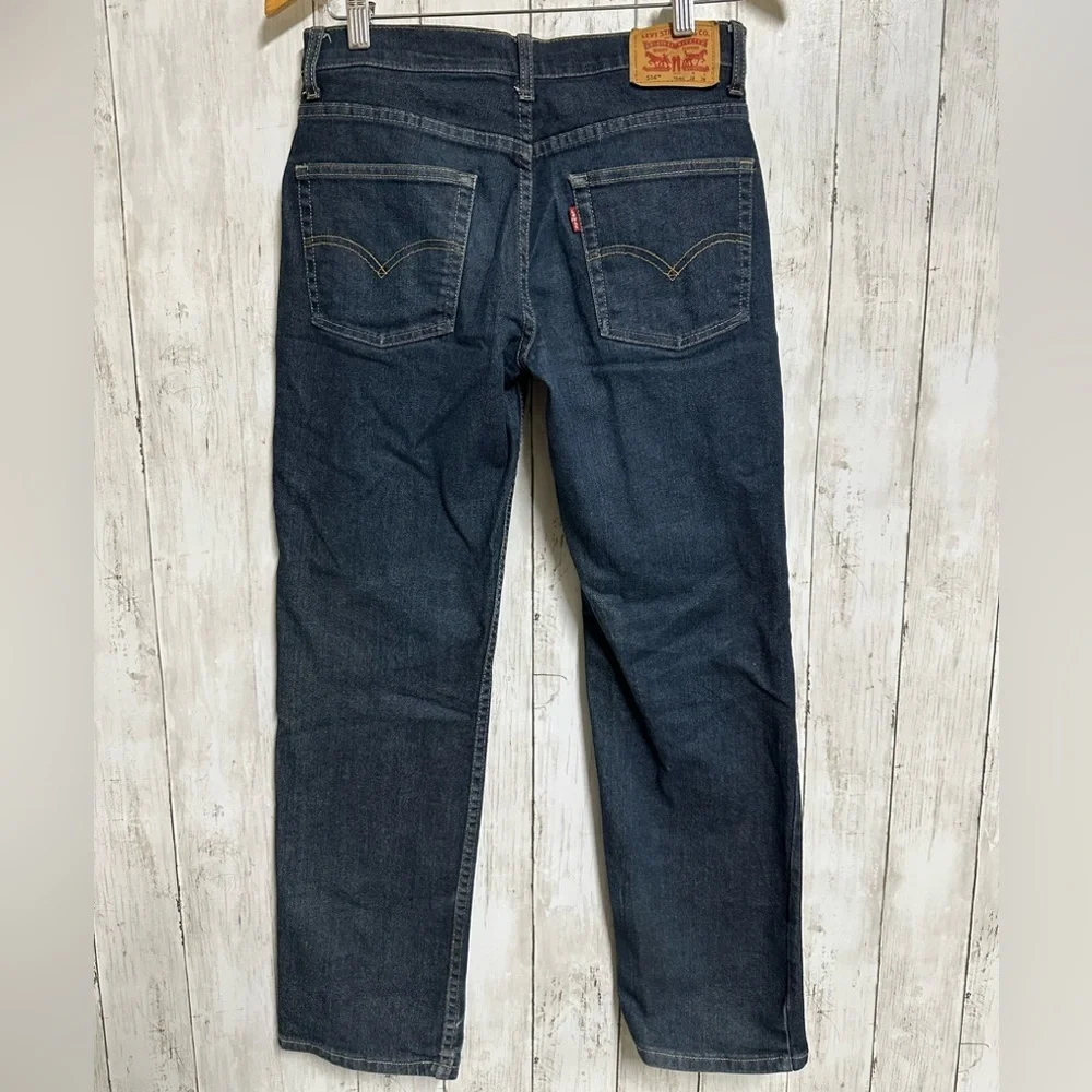 Levi's Dark Blue Straight Jeans Size 28x28